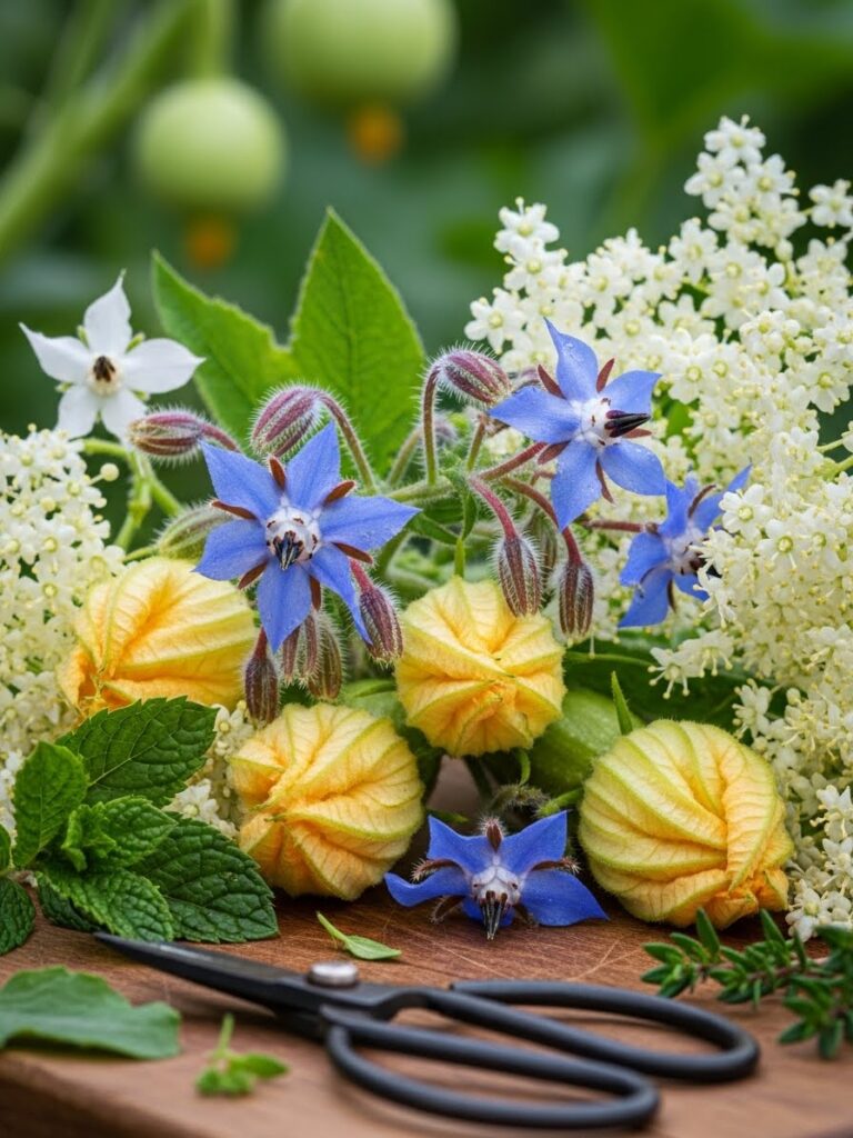 Delicate Blossoms from Productive Plants