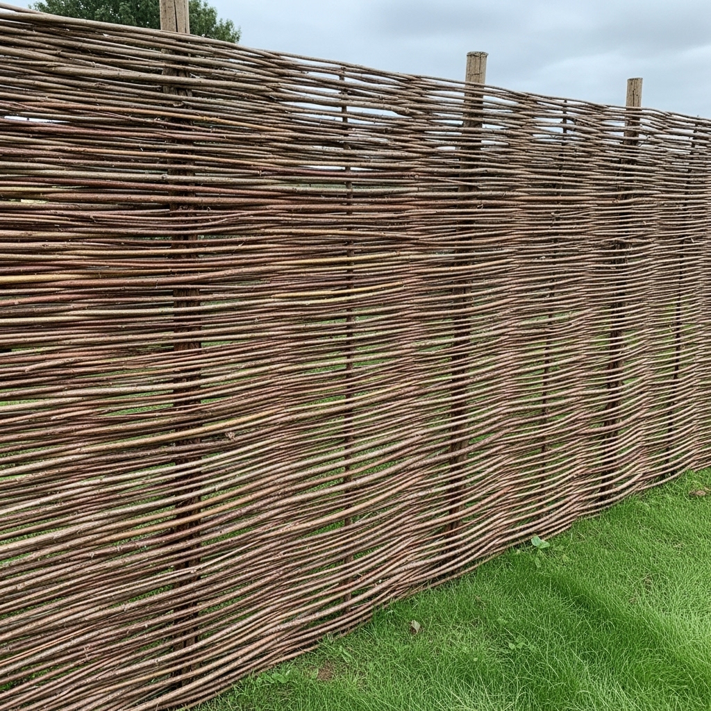 Woven Willow Fencing