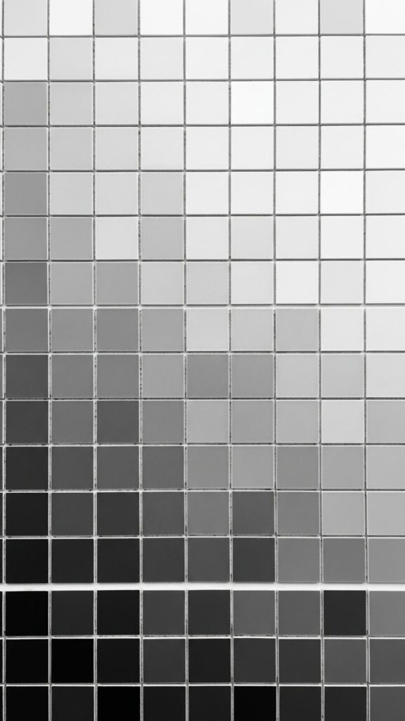 Color Choices That Enhance Square Mosaic Patterns