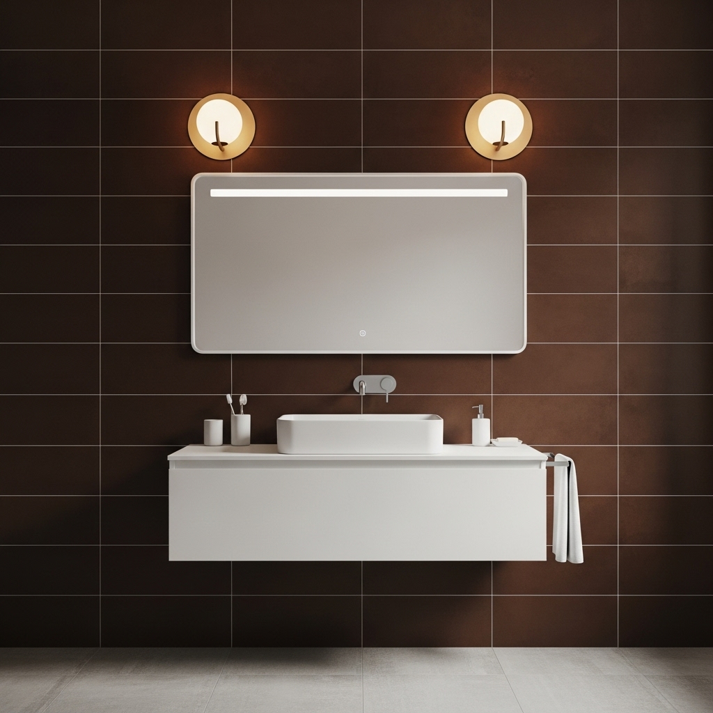 Rich Chocolate Brown Wall Tiles