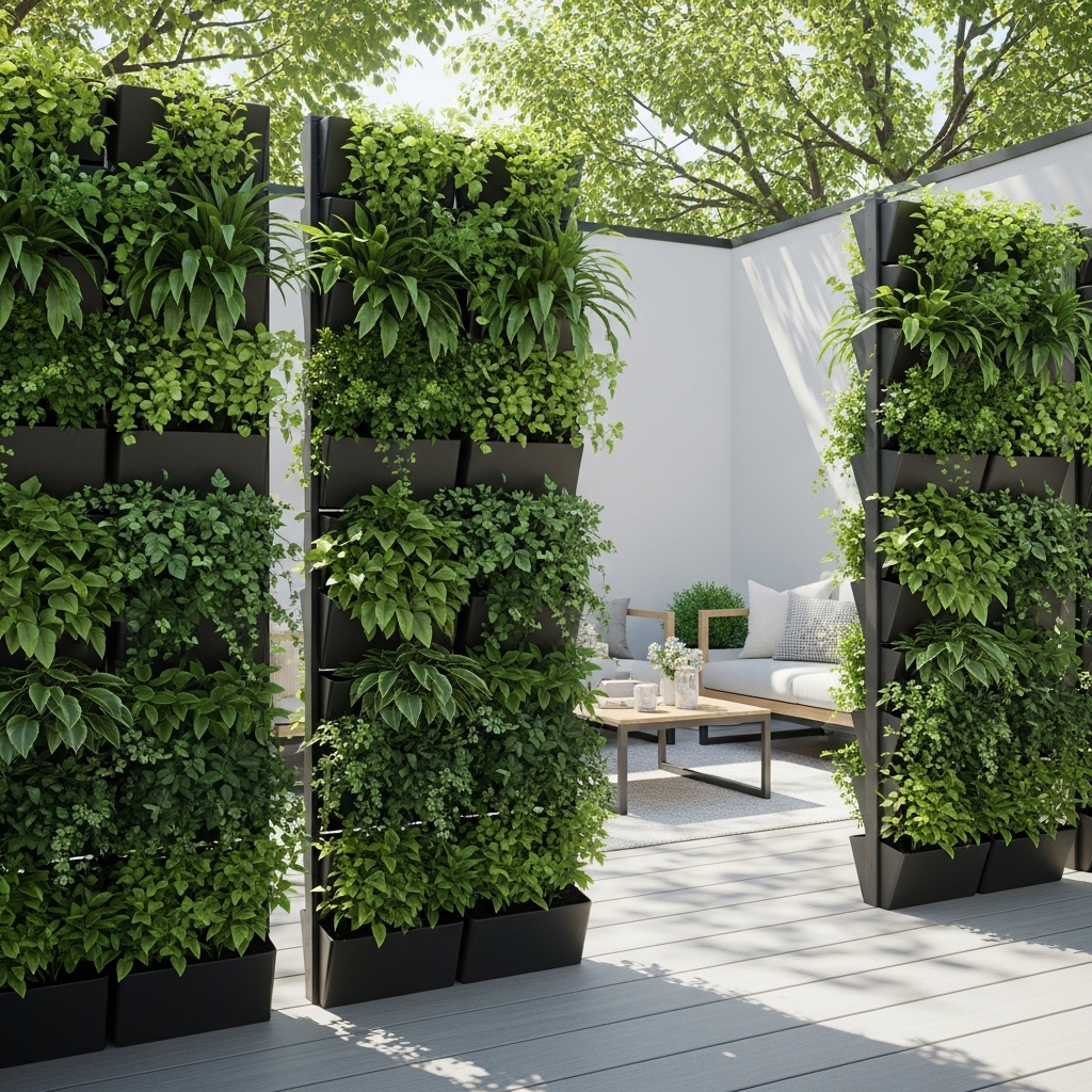 Vertical Garden Privacy Screens