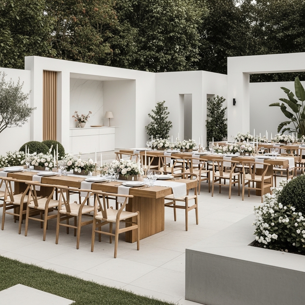 Modern Minimal Garden Party
