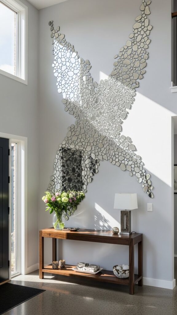 Where DIY Mirror Mosaic Wall Art Works Best